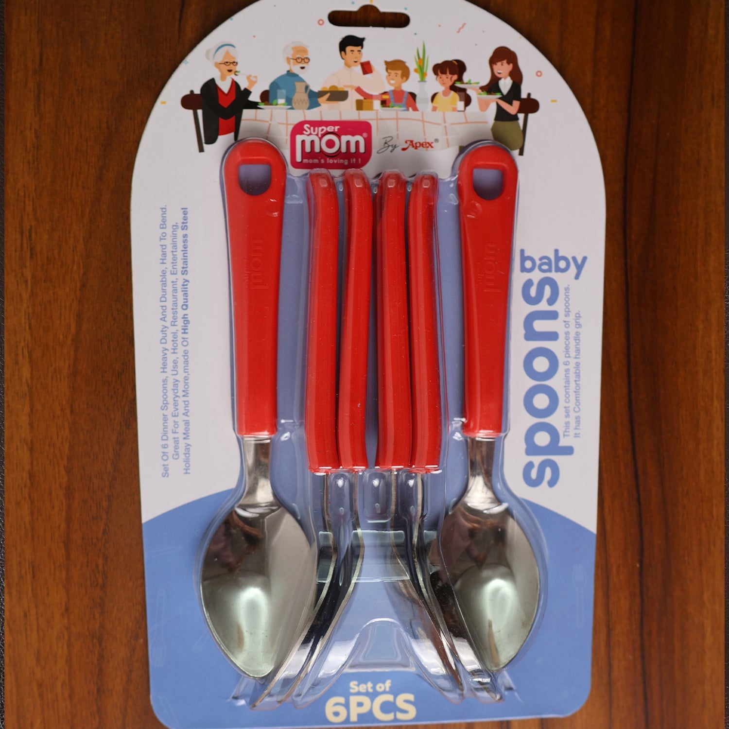 Supermom Baby Feeding Spoon (6 Pc Set) Supermom Baby Feeding Spoon (6 Pc Set)